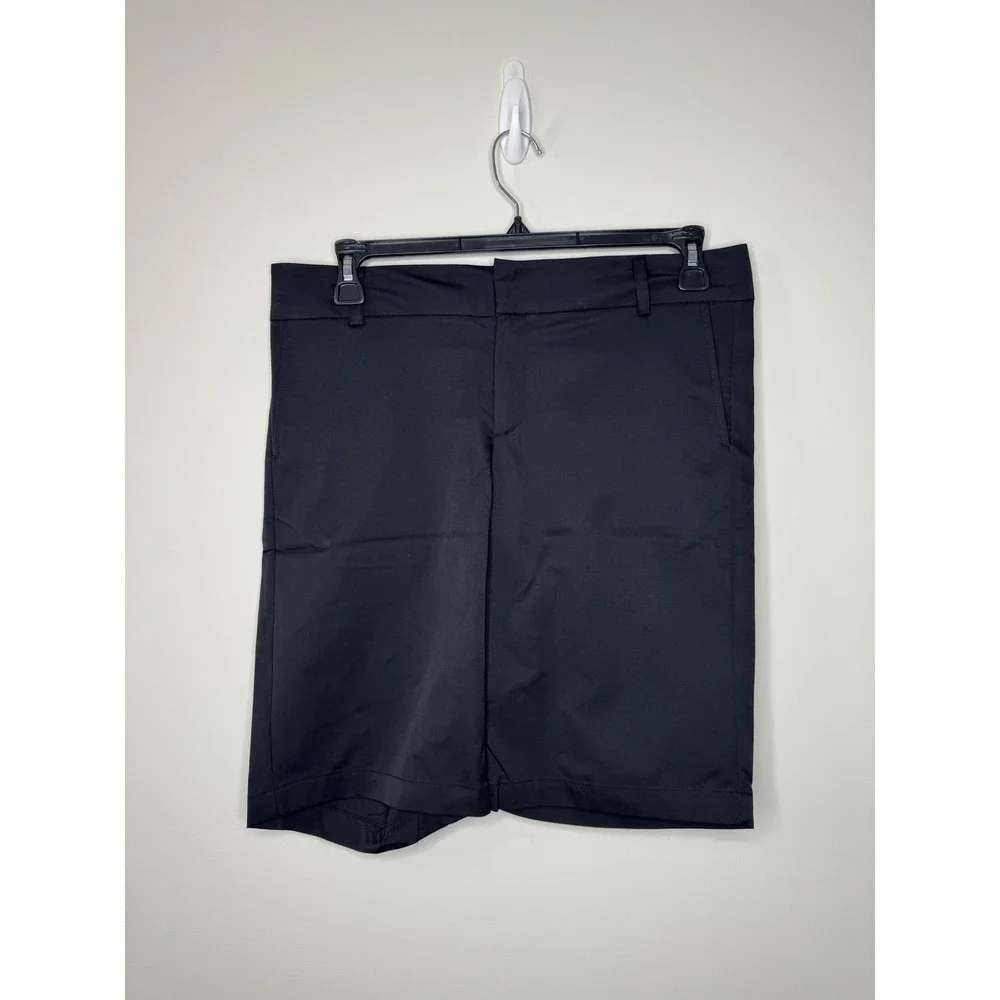 Fairway Fox Maddie Shorts Black Golf Performance Coolmax Lycra Size 10